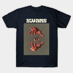 Hand Eyes Swans T-Shirt